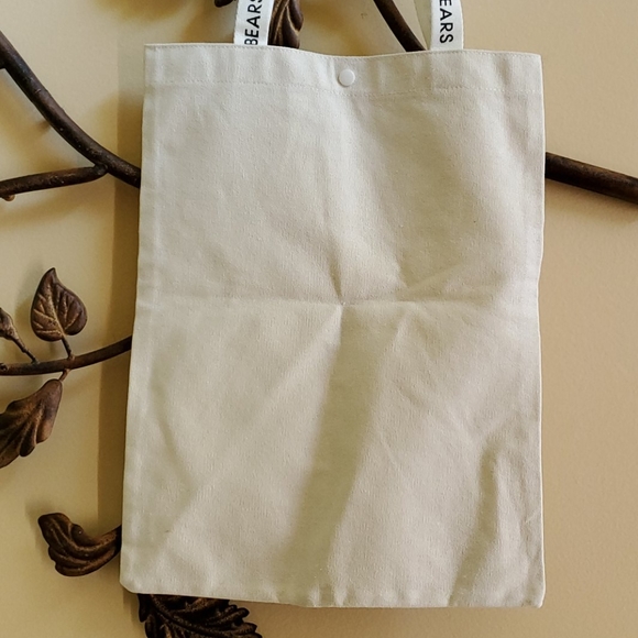 NWT We Bare Bears Grizzly, Miniso Tote ***BOUGHT IN JAPAN*** Grumpy Bear - Picture 5 of 8